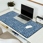 Hand Knit Navy Desk Mat Gallery Image 2