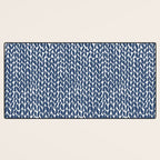 Hand Knit Navy Desk Mat Gallery Image 3