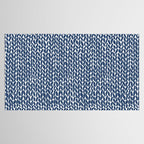 Hand Knit Navy Tablecloth Gallery Image 2