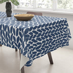 Hand Knit Navy Tablecloth Gallery Image 3