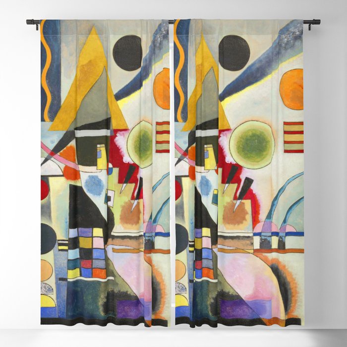 Wassily Kandinsky | Kandinsky Swinging | Swinging Window Curtain Gallery Image 5