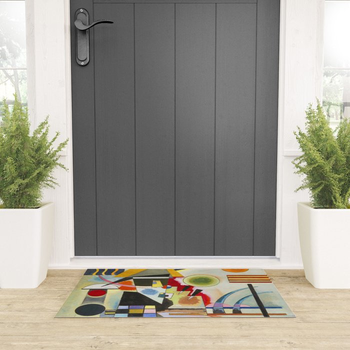 Wassily Kandinsky | Kandinsky Swinging | Swinging Welcome Mat Gallery Image 3