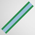 Bold Stripes in Green and Light Blue Table Runner Gallery Image 3