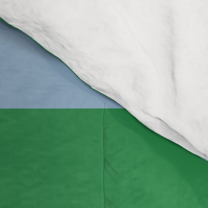 Bold Stripes in Green and Light Blue Comforter Gallery Image 4