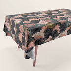 Because Black Pug Tablecloth Gallery Image 1
