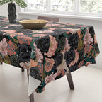 Because Black Pug Tablecloth Gallery Image 3
