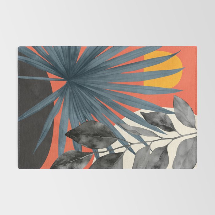 Abstract Tropical Art 22 Rug Gallery Image 2