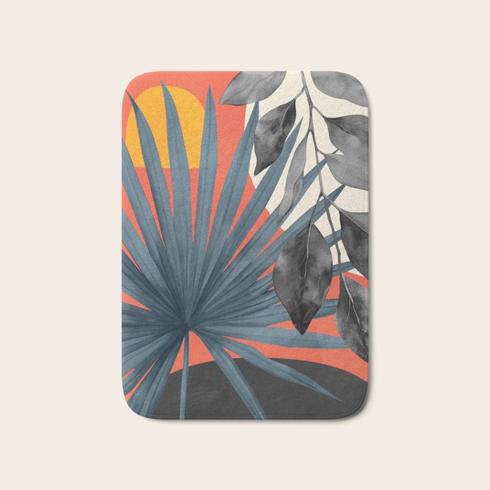 Abstract Tropical Art 22 Bath Mat Gallery Image 1
