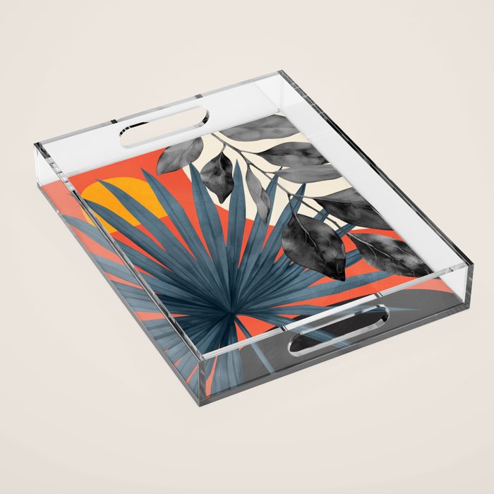 Abstract Tropical Art 22 Acrylic Tray Gallery Image 1