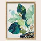 Indigo Plant II Serving Tray Gallery Image 1