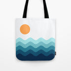 Abstract Landscape 14 Tote Bag Gallery Image 1