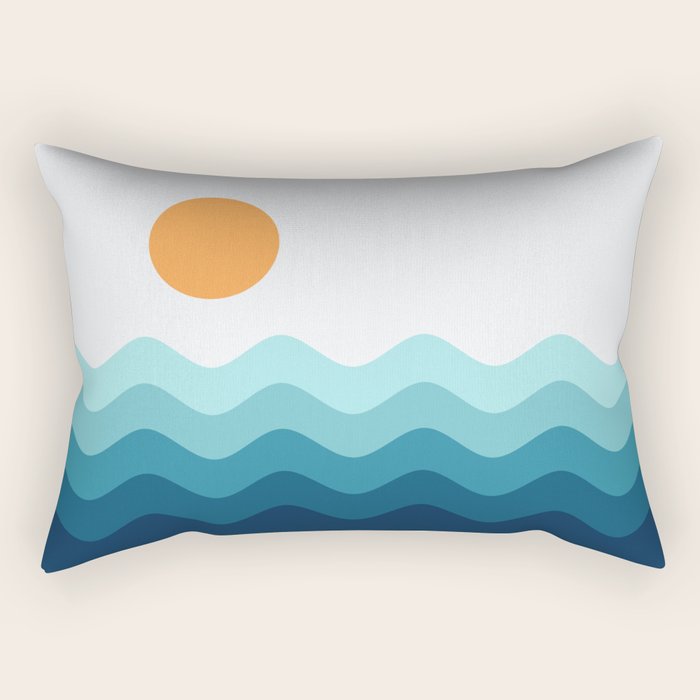 Abstract Landscape 14 Rectangular Pillow Gallery Image 1