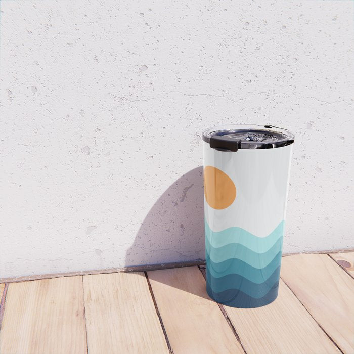 Abstract Landscape 14 Travel Mug Gallery Image 4