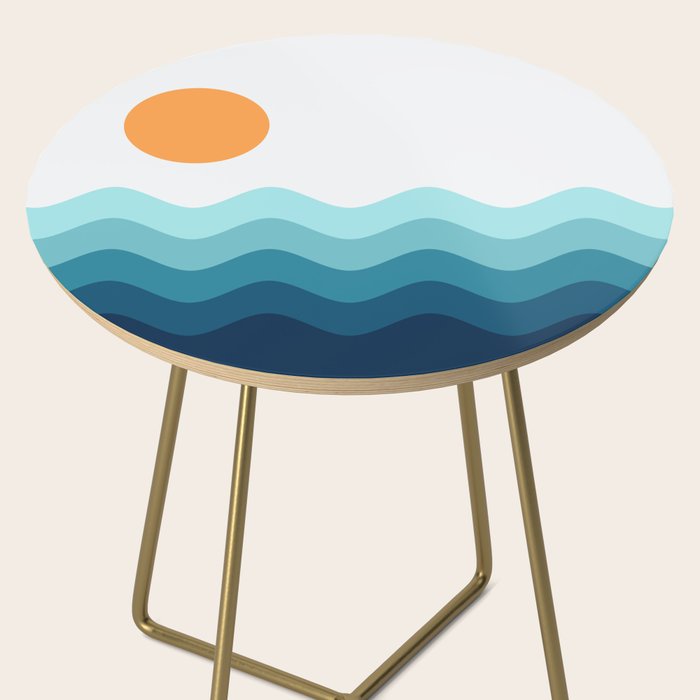 Abstract Landscape 14 Side Table Gallery Image 2