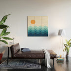 Abstract Landscape 14 Wood Wall Art Gallery Image 2