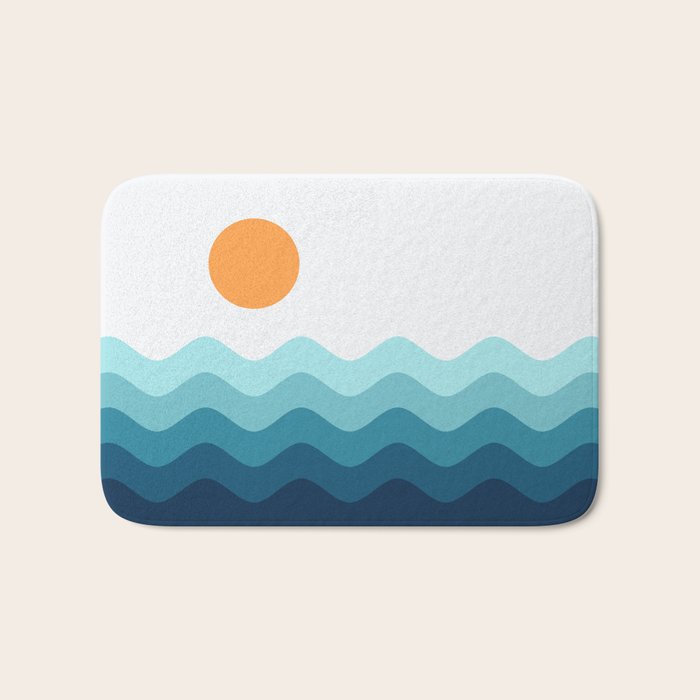 Abstract Landscape 14 Bath Mat Gallery Image 1