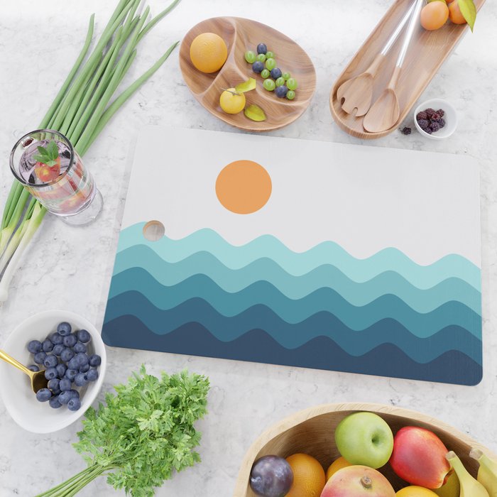 Abstract Landscape 14 Cutting Board Gallery Image 2