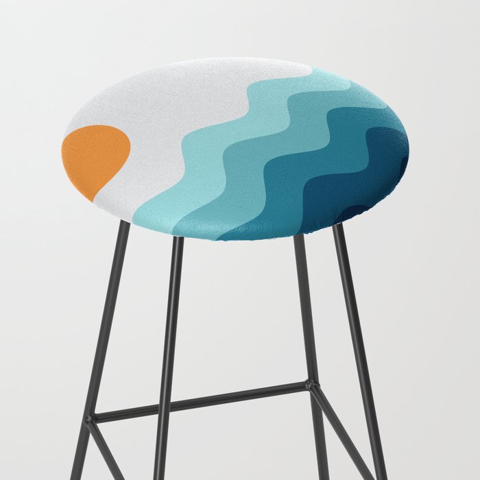 Abstract Landscape 14 Stool Gallery Image 2