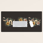 Year of the Snake - 2025 Calendar - Black Desk Mat Gallery Image 1