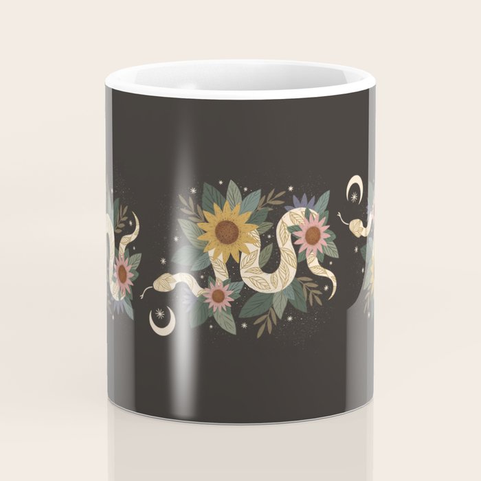 Year of the Snake - 2025 Calendar - Black Coffee Mug Gallery Image 4