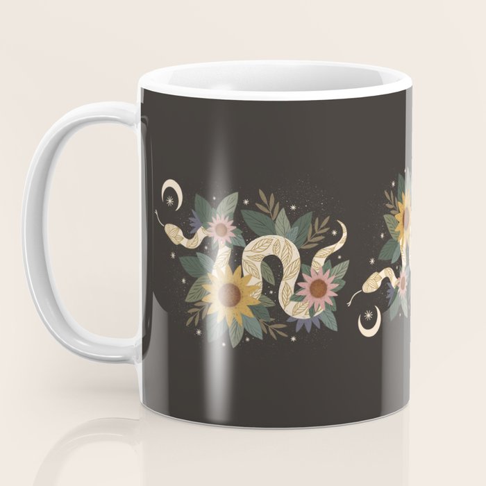Year of the Snake - 2025 Calendar - Black Coffee Mug Gallery Image 3