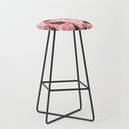 Jackalope - pink and black Stool Gallery Image 1