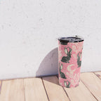 Jackalope - pink and black Travel Mug Gallery Image 4