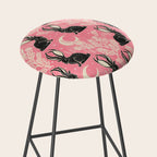 Jackalope - pink and black Stool Gallery Image 2