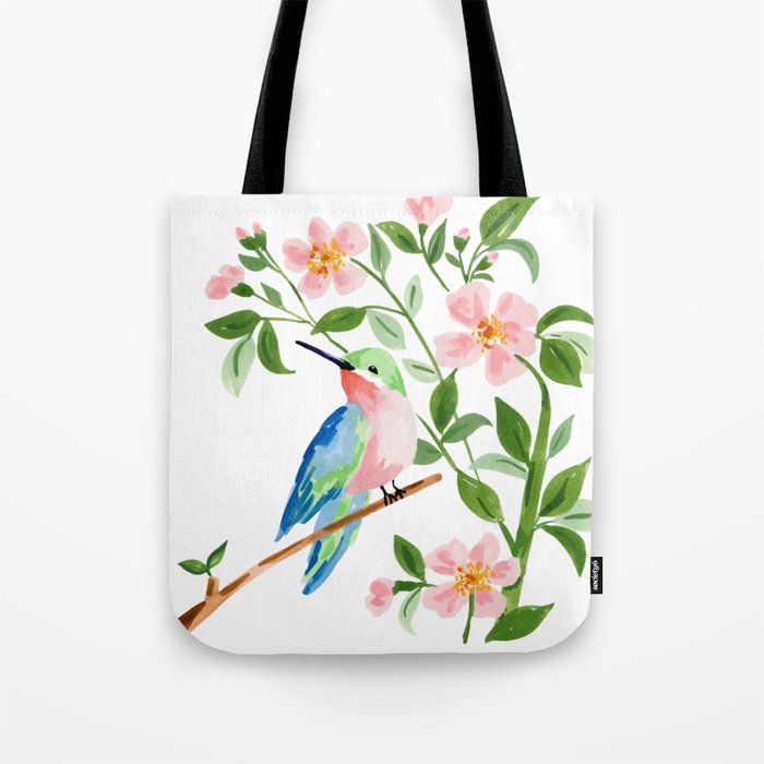Hummingbird Tote Bag Gallery Image 1