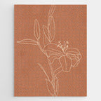  Lily Flower Line Drawing 2 Jigsaw Puzzle Gallery Image 1