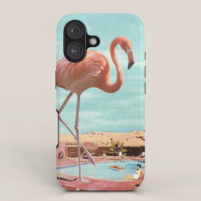 Flamingo on Holiday iPhone Case Gallery Image 1