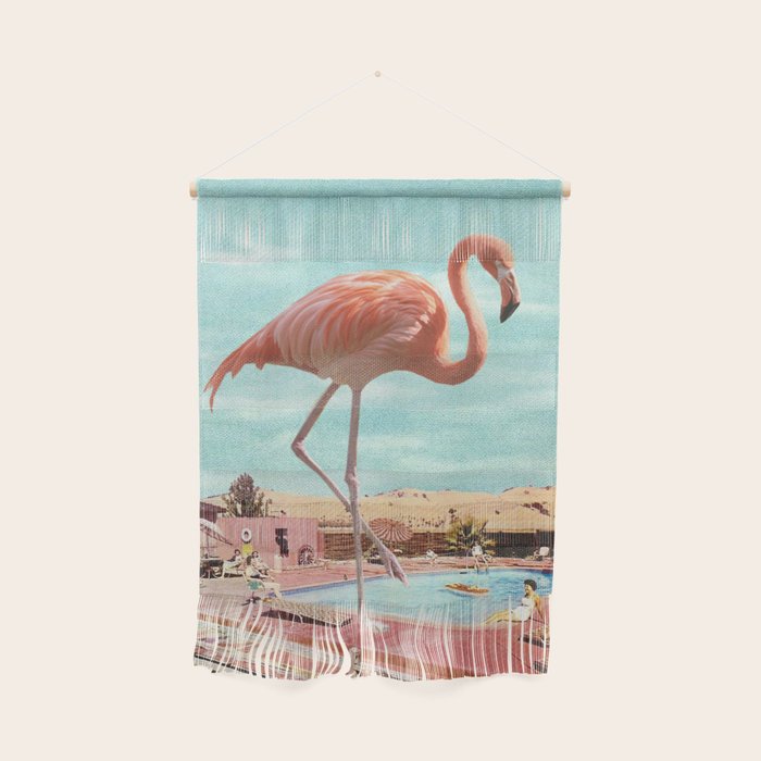 Flamingo on Holiday Wall Hanging Gallery Image 1