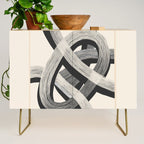 Interwoven Lines Abstract Art 1 Credenza Gallery Image 1