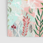 Abstract painting of flowers and plants Poster Gallery Image 3