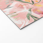 Abstract painting of flowers and plants Welcome Mat Gallery Image 2