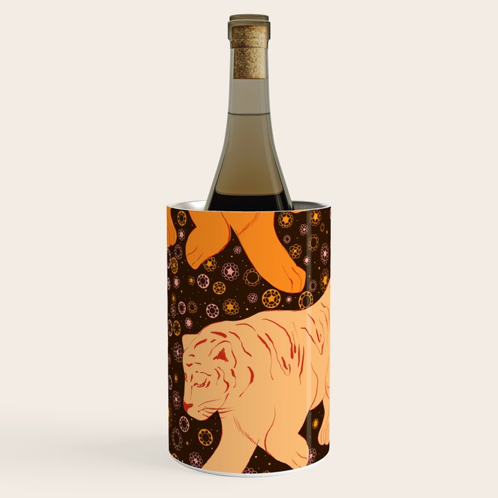 Tigers in a meadow  Wine Chiller Gallery Image 1