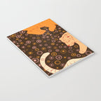 Tigers in a meadow  Notebook Gallery Image 3