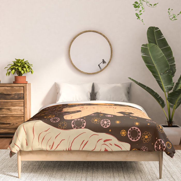 Tigers in a meadow  Comforter Gallery Image 3