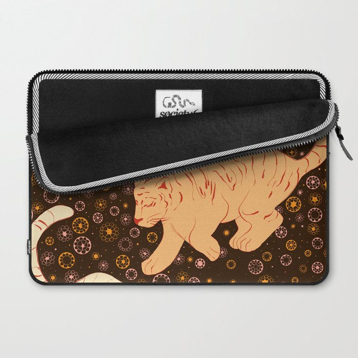 Tigers in a meadow  Laptop Sleeve Gallery Image 2