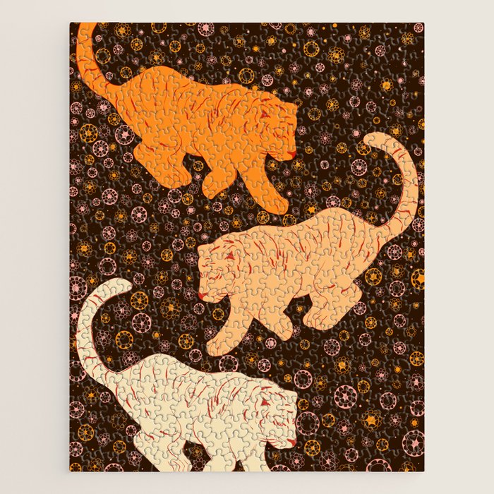 Tigers in a meadow  Jigsaw Puzzle Gallery Image 1