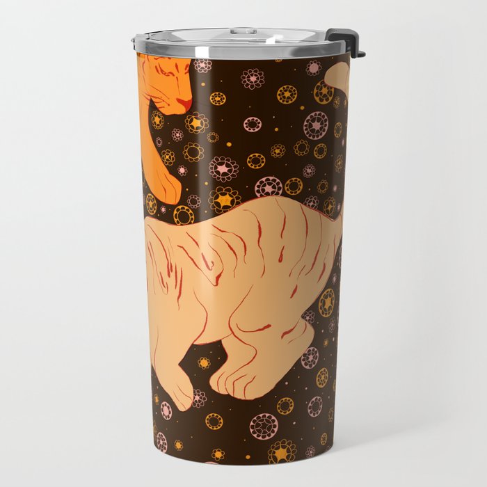 Tigers in a meadow  Travel Mug Gallery Image 2