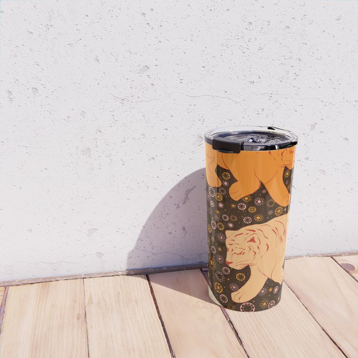 Tigers in a meadow  Travel Mug Gallery Image 4