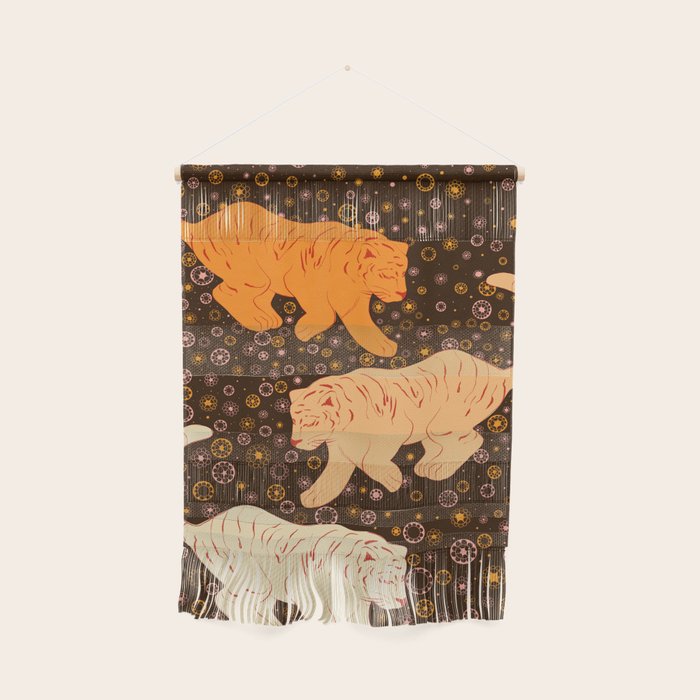 Tigers in a meadow  Wall Hanging Gallery Image 1