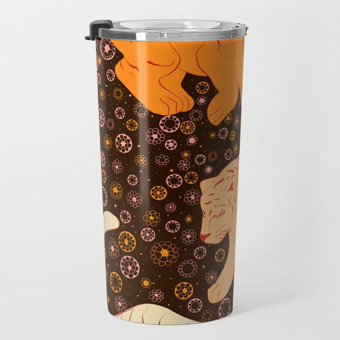Tigers in a meadow  Travel Mug Gallery Image 3