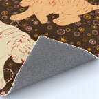 Tigers in a meadow  Rug Gallery Image 4