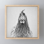 Chicken - Black & White Mini Art Print Gallery Image 1