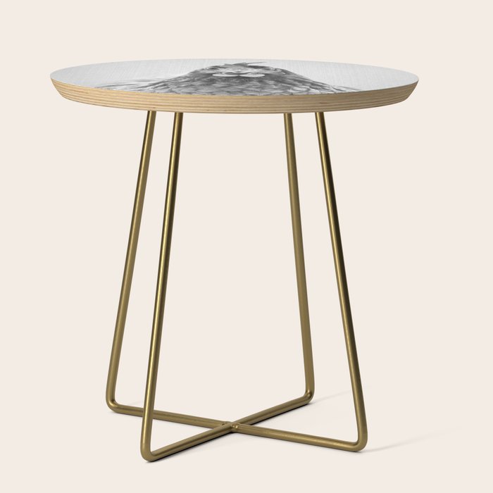 Chicken - Black & White Side Table Gallery Image 1