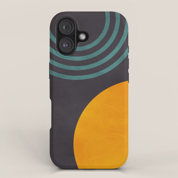 mid century bauhaus geometry square 2 iPhone Case Gallery Image 1