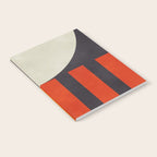 mid century bauhaus geometry square 2 Notebook Gallery Image 2