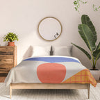 Red Circle #3 Comforter Gallery Image 3